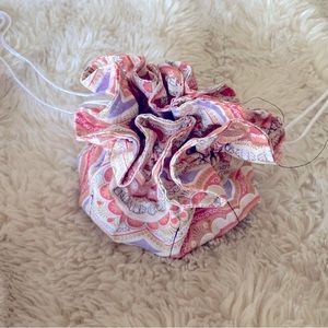 Pink lavender  jewelry keeper  travel pouch